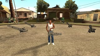 How To Get All Minigun Weapons In Gta San Andreas  All Locations [upl. by Pansie]