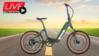 Area 13 Ebikes Review  The Aventon Sinch Step Thru Foldable Ebike [upl. by Oirevlis]