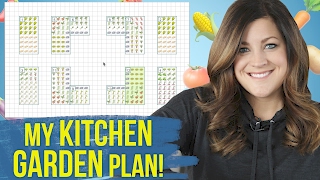 My Kitchen Garden Plan  Garden Answer [upl. by Aninay298]