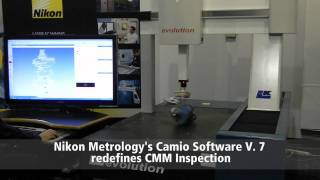 Nikon Metrology XC65D  Digital Cross Scanner mounted on a CMM [upl. by Llesirg]