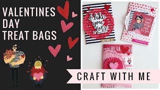 Valentines Day Treat Bags 💕 [upl. by Ellehcsor]