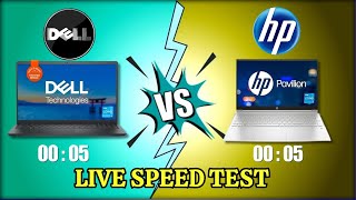 Dell vs HP Laptop  Dell Inspiron Core i3 12th Gen vs HP Core i3 12th Generation  Speed Test⚡ [upl. by Aicerg]