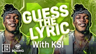 Guess The Lyric With KSI [upl. by Janith323]