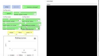 Videotutorial manejo básico modelo de simulación Ecosistema LobosOvejasPasto [upl. by Chouest147]
