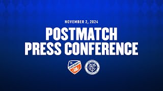 Postmatch Press Conference  Head Coach Pat Noonan  110224 [upl. by Ventre]