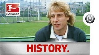 Jürgen Klinsmann  Bundesliga GoalGetter and Coach [upl. by Ardeed902]