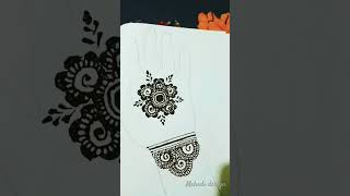 Front side Simple mehndi design mehendi mehndidesign mehendiart mehendiartist [upl. by Cain]