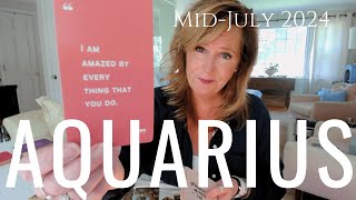 AQUARIUS  The SECRET Is OUT  Mid July 2024 Zodiac Tarot Reading [upl. by Giffy]