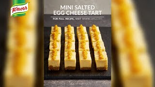 Mini Salted Egg Cheese Tart  UFS SG [upl. by Hwu]