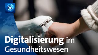 Start der DMEA in Berlin Digitalisierung im Gesundheitswesen [upl. by Kristel]