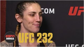 Megan Anderson happy to fight Cat Zingano again calls for more featherweights  UFC 232  ESPN MMA [upl. by Nojed]