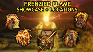 Elden Ring  Frenzied Flame Incantations Locations amp Showcase  How and where to find the spells [upl. by Crissie]