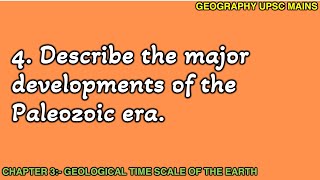 34 Major Developments of the Paleozoic Era  Exploring Ancient Life [upl. by Udele988]