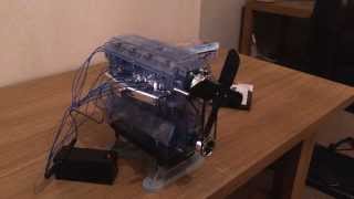 Haynes 4 Cylinder Combustion Engine Working Model [upl. by Gustin]