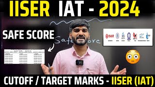 IISER Aptitude Test IAT 2024 Cutoff marks for IISERs  IISER Cut Off 2024 [upl. by Tobit140]