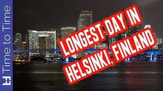 Longest DayNight in Helsinki Finland 21 June 21 December shorts [upl. by Atal]