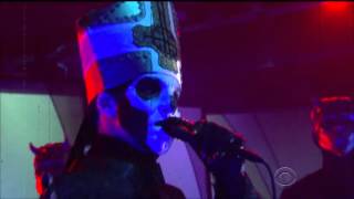 Ghost Performs Cirice on Late Show with Colbert [upl. by Rica]