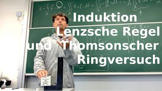 Induktionsgesetz und Lenzsche Regel [upl. by Atelokin]