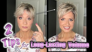 TOP 2 TIPS to Add Volume That Lasts All Day  Hair Tutorial [upl. by Schmeltzer660]