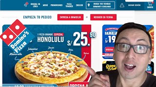 COMO PEDIR DOMINOS PIZZA y RECOGER en TIENDA [upl. by Ahsata]