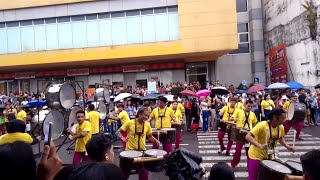 BEST BEAT OF DRUM EVER PINTADOS FESTIVAL PARADE  LINGGANAY FESTIVAL of ALANG ALANG LEYTE [upl. by Ainalem]