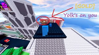 How to get yolks on you Gold achievement in Untitled Tag Game Roblox [upl. by Aleahpar]