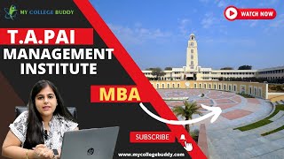 📚 MBA from TA Pai What You Need to Know 💼🎯 [upl. by Anikal]