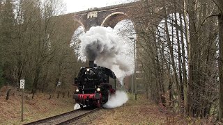 Adventssonderzüge im Erzgebirge rund um Schwarzenberg am 16Dezember 2023 [upl. by Danialah]