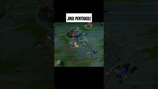 JINX PENTAKILL  JINX GUIDE S1415  JINX MONTAGE S1415 jinx shorts wildrift lolgameplay [upl. by Nemsaj665]