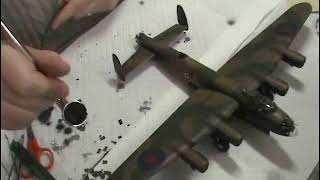 Revell 172 Lancaster Build part 5 classic [upl. by Alue]