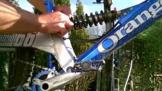 How to replace and size a full suspension mountain bike chain [upl. by Eugene610]