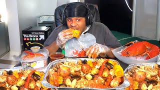 Fanum Does A Spicy Sea Food MUKBANG😂 [upl. by Elinor]