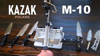 Kazak M10 Knife Sharpener Review [upl. by Matusow414]