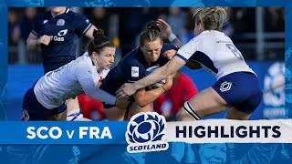 Highlights  Scotland v France  Guinness Womens Six Nations 2024 [upl. by Crissy]