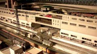 23 katonylayout N SCALE TGV quotTHALYSquot AND SOME AMERICAN CLASSIC TRAINS [upl. by Anirpas]