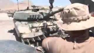 Canadian Leopard C2 tank in Afghanistan video 2 [upl. by Hugon]