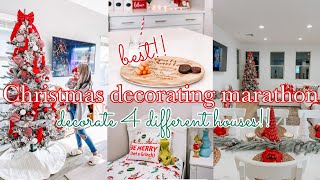 🎄 CHRISTMAS DECORATING MARATHON  Christmas decor ideas 2024  Christmas decorations 2024 [upl. by Ardnaid503]