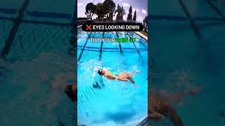 3 Common Backstroke Mistakes amp how to fix them shortsfeed swimming performance [upl. by Yeblehs]