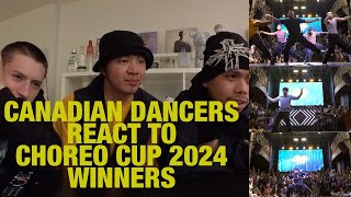 Canadian dancers react to Choreo Cup 2024 winners [upl. by Nomelihp]