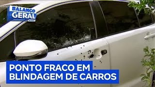 Criminosos acham ponto fraco de carros blindados e atacam motoristas [upl. by Acisset598]