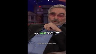 Burt Reynolds Funny Clint Eastwood Story shorts TeamCoco [upl. by Ahsercel]