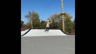 backside 180 aggressiveinline skate rollerblading skating skatepark nj newjersey [upl. by Prem]