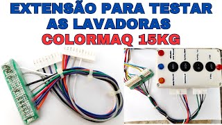 extensão para testar a lavadora colormaq 15kg usando no mega giga de testes 3 em 1 [upl. by Dimmick185]