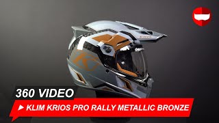 Klim Krios Pro Rally Metallic Bronze  ChampionHelmetscom [upl. by Moureaux916]