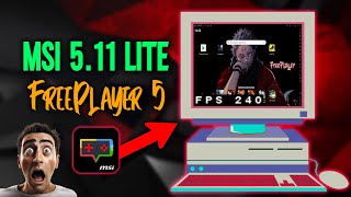 MEJOR EMULADOR PARA JUGAR FREE FIRE EN PC  NUEVO MSI 511 MODIFICADO 🚀 [upl. by Perrins184]