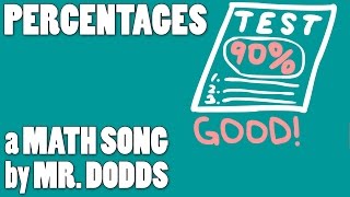 Colin Dodds  Percentages Math Song [upl. by Anaitak]