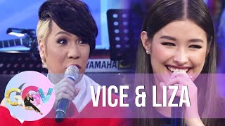 Vice praises Liza for being included in the worlds most beautiful faces  GGV [upl. by Adnorrehs705]