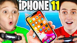 KID GETS iPHONE 11 IF BEATS ME IN DEATHRACE  Fortnite 1V1 Challenge [upl. by Perpetua]