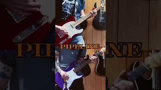 The Chantays Pipeline dbl guitar cover [upl. by Steffy]