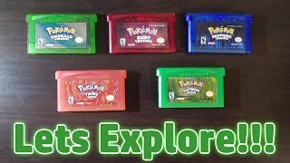 Exploring USED Pokemon GBA Games  Real or Fake [upl. by Ettevol]